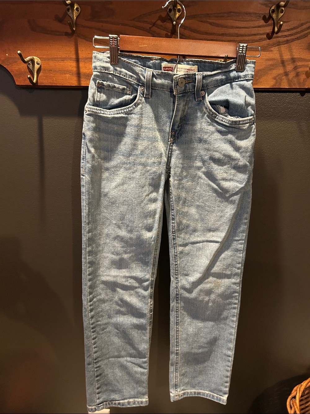 Levi's Boys Light Wash Straight Leg Jeans